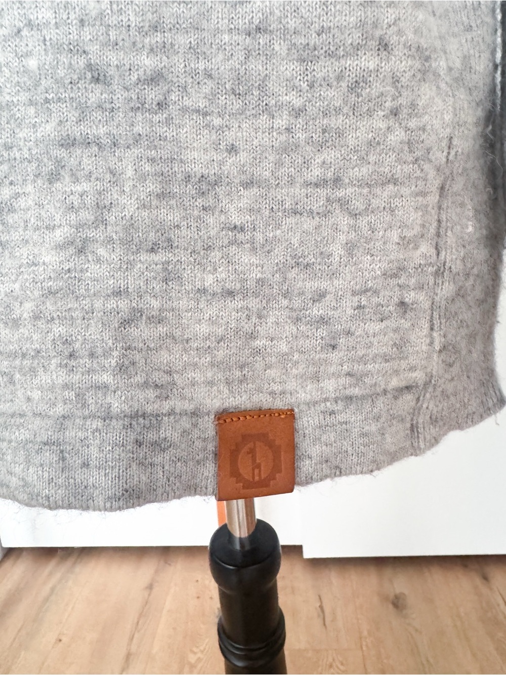 PAKA The Hoodie Royal Alpaca Sweater in Light Grey - Picture 7 of 14